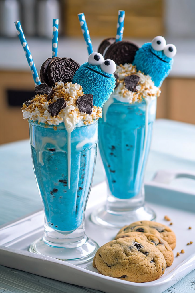 Cookie Monster Freakshakes