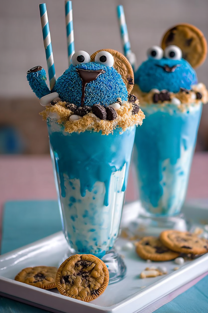 Cookie Monster Freakshakes