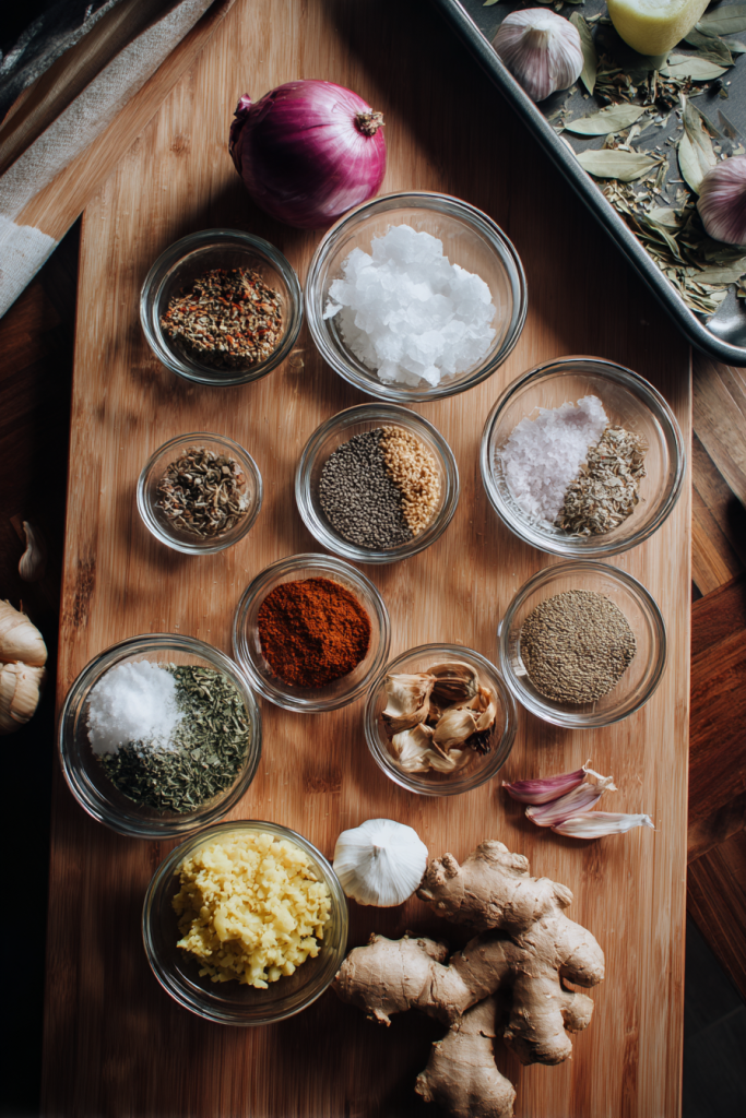 Sheet Pan Cashew Chicken ingredients