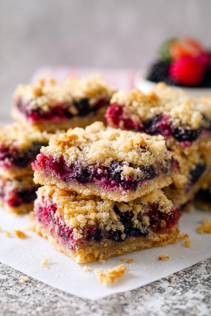 berry crumb bars