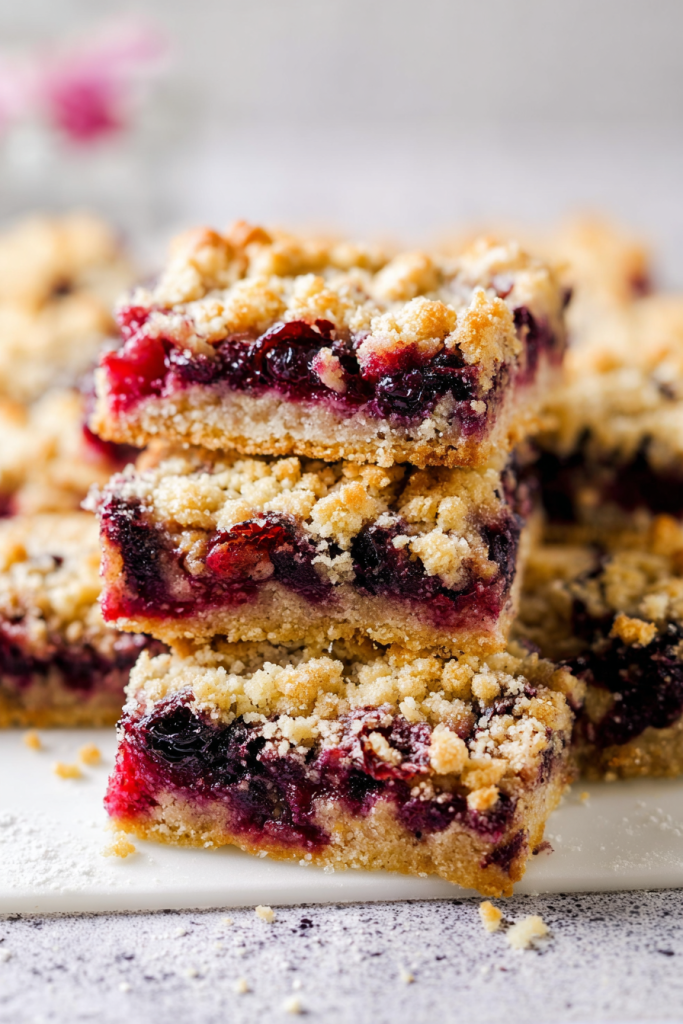 berry crumb bars