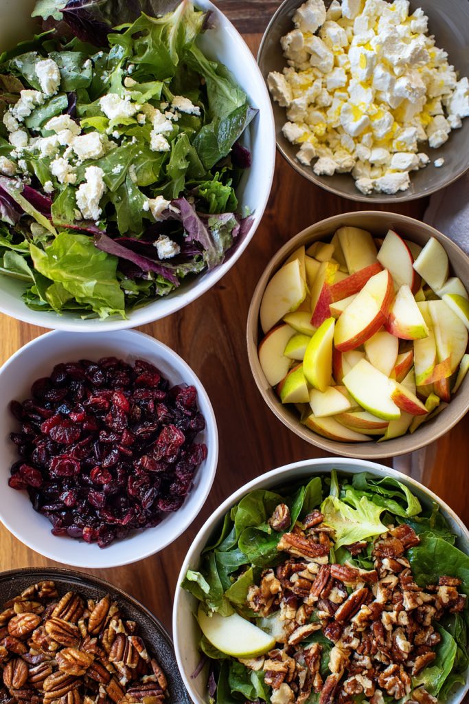 Autumn Apple Feta Salad