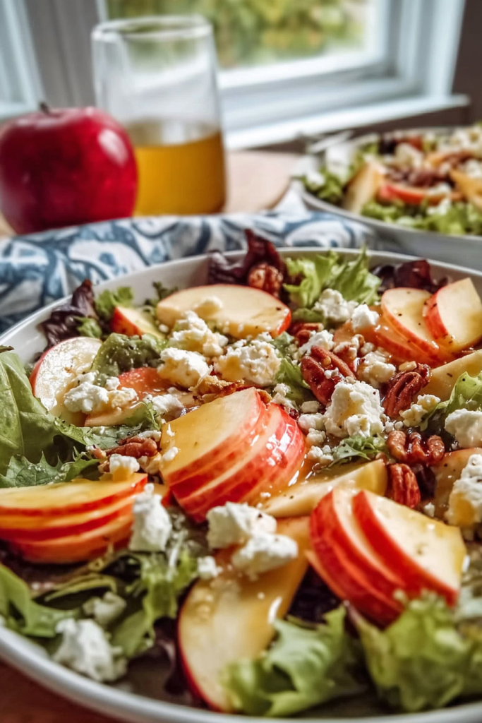 Autumn Apple Feta Salad