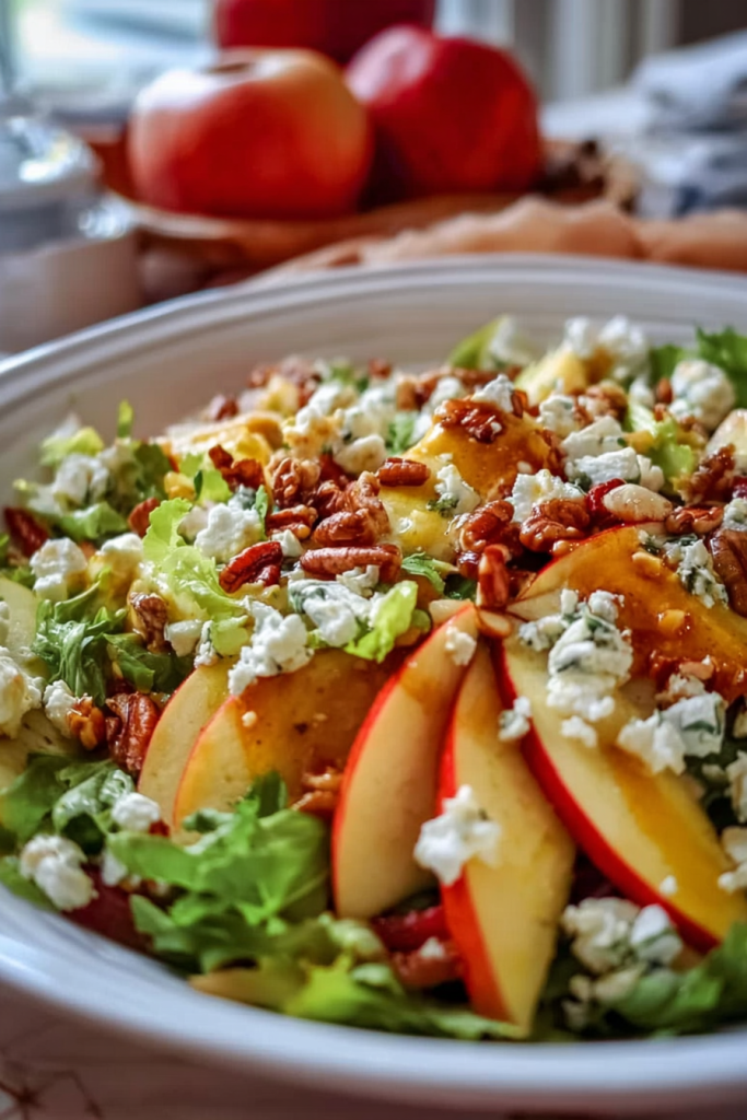 Autumn Apple Feta Salad