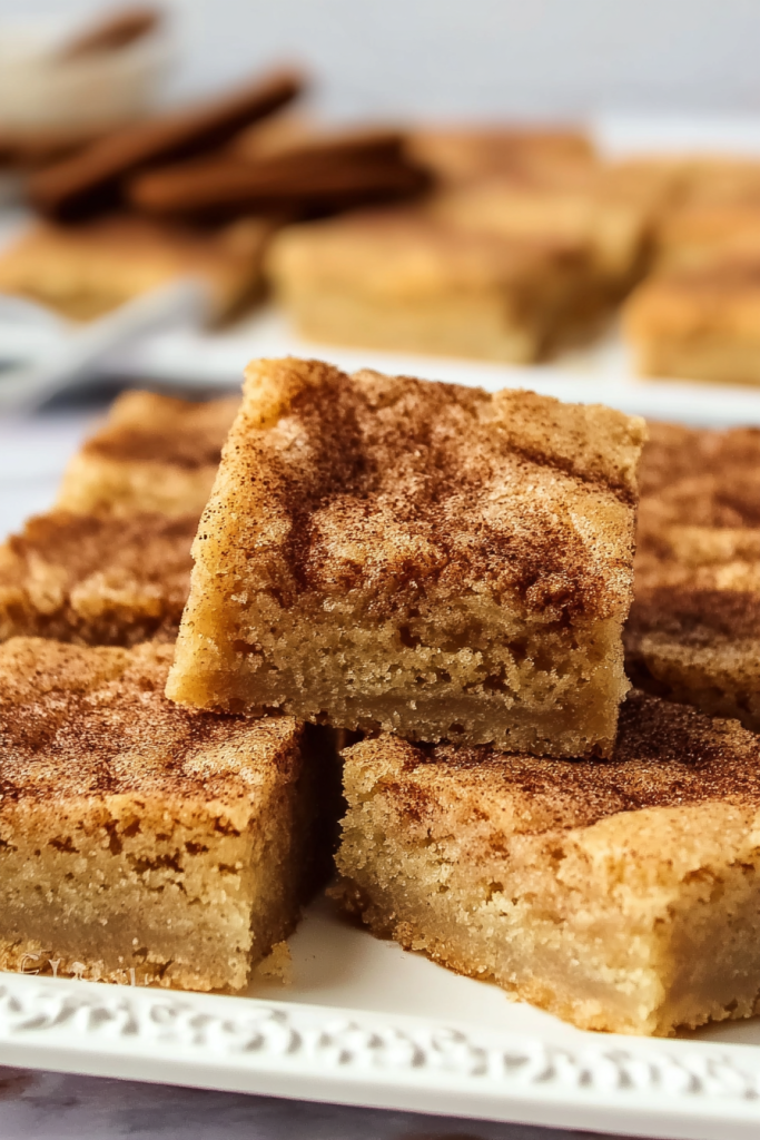 snickerdoodle cookie bars