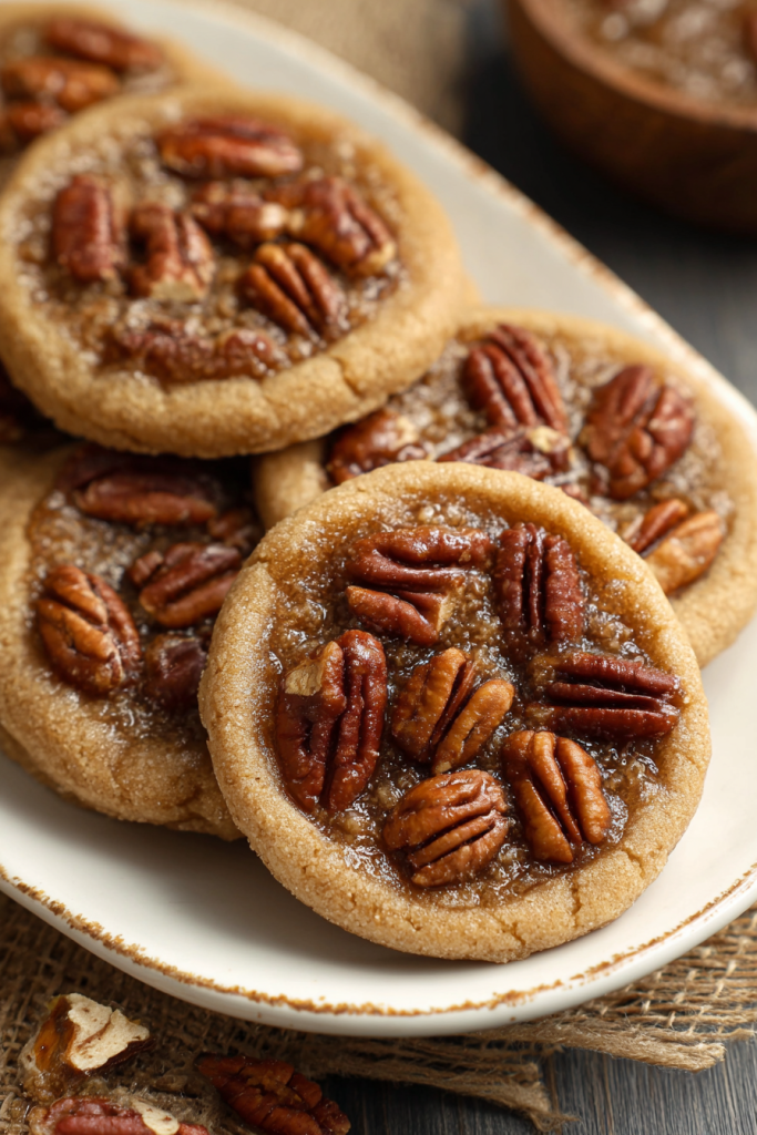 vegan pecan pie cookies