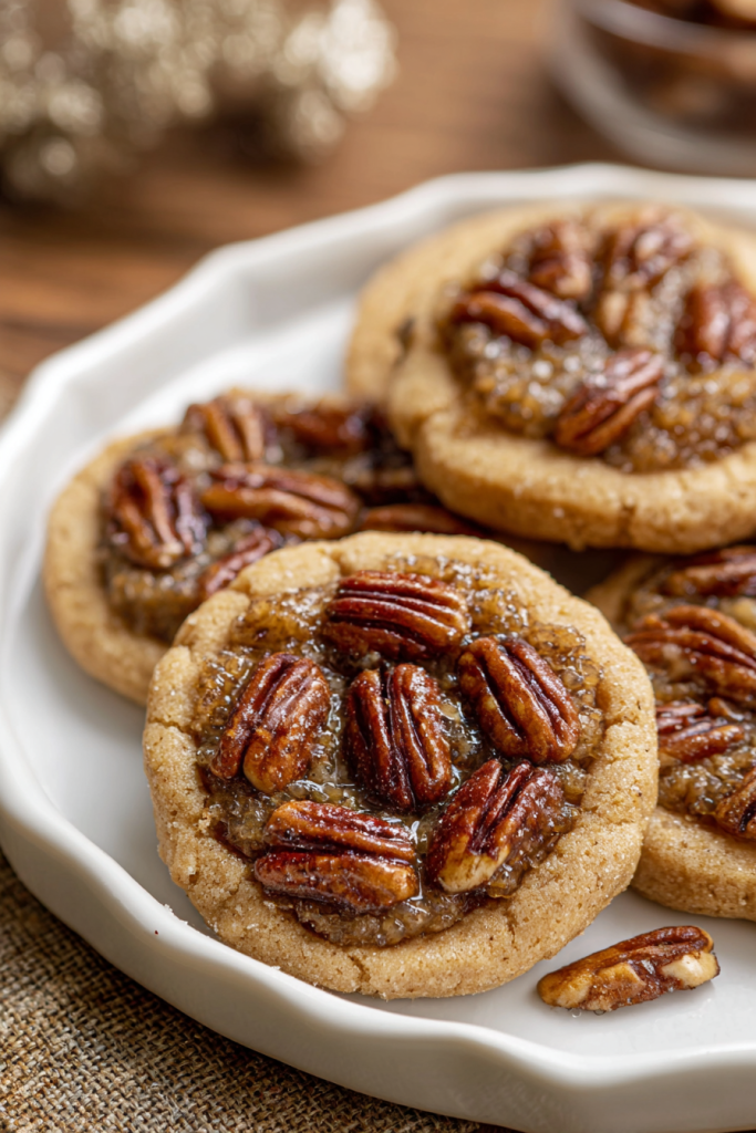 vegan pecan pie cookies