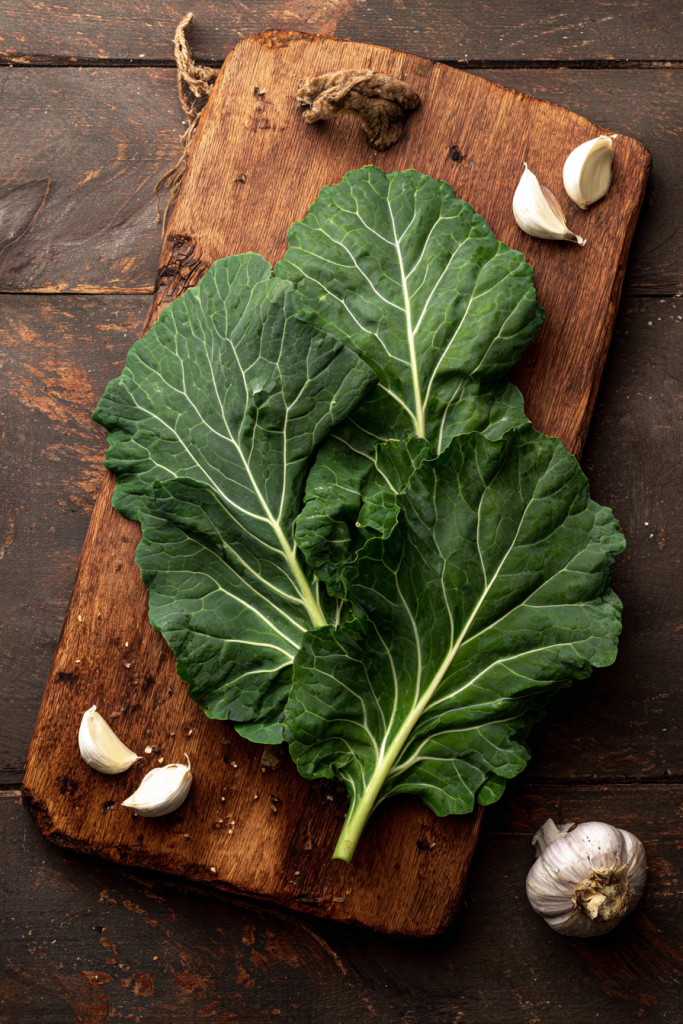 Smoky Black-Eyed Peas and Collard Greens