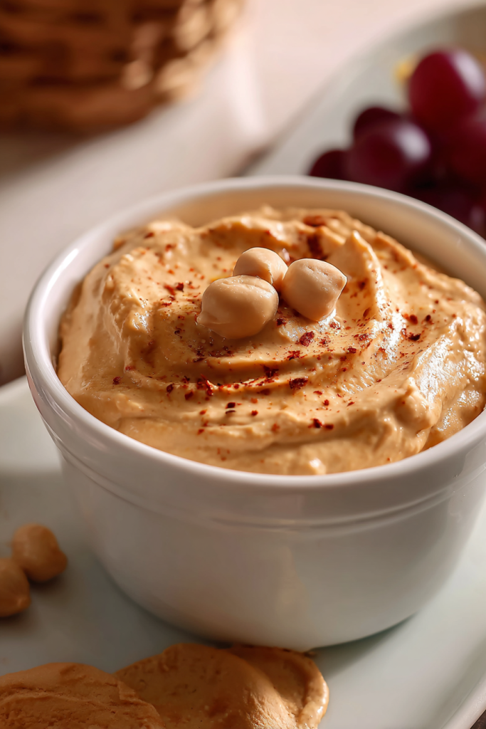 spiced peanut butter yogurt dip