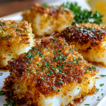 Air Fryer Parmesan Crusted Cod