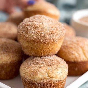 Donut Muffins with Cinnamon Sugar