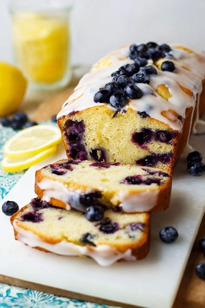 lemon blueberry bread
