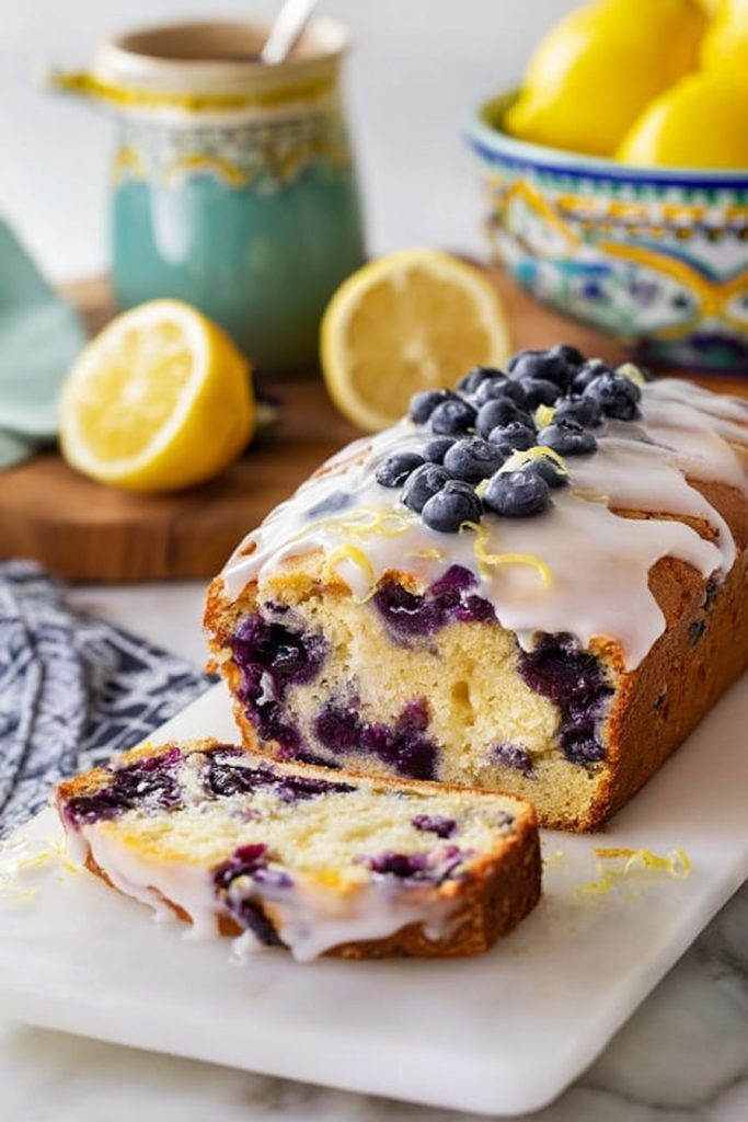lemon blueberry bread