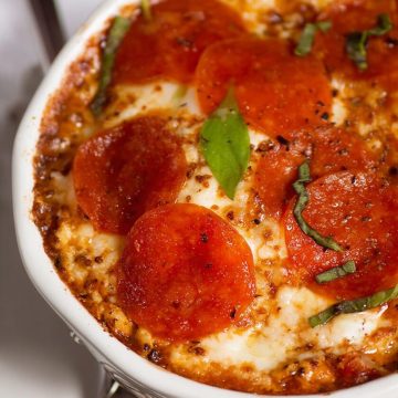 Cottage Cheese Pizza Bowl