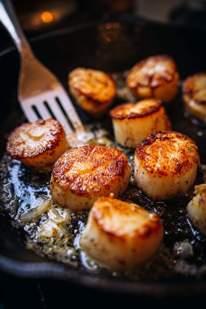 garlic butter scallops