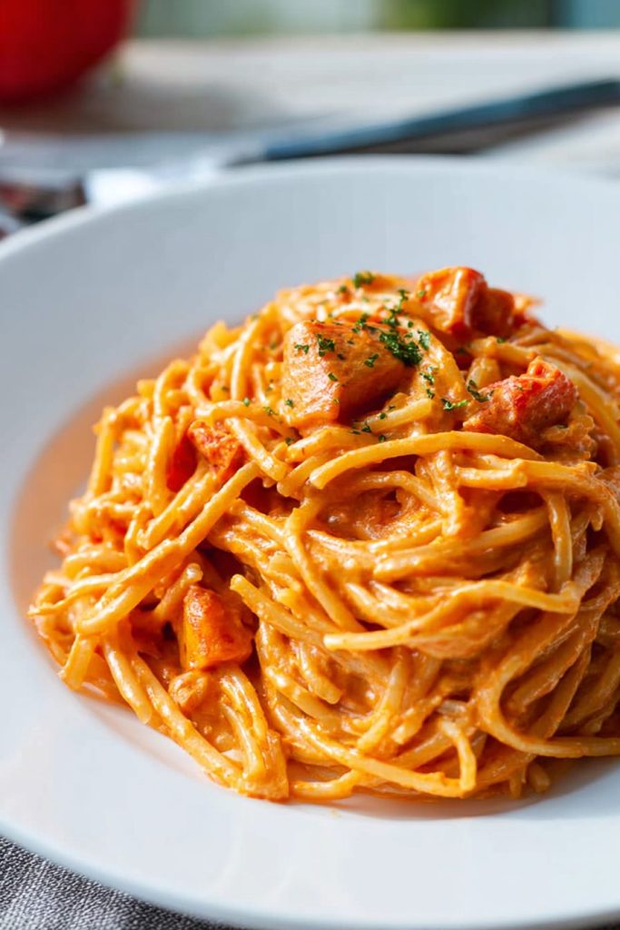 creamy tomato pasta