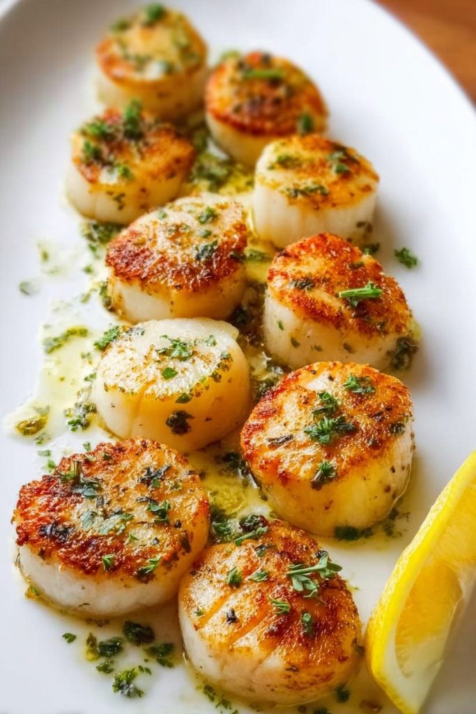 garlic butter scallops