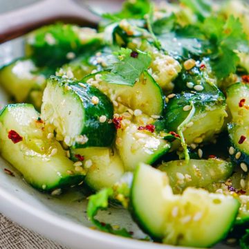 Smashed Asian Cucumber Salad