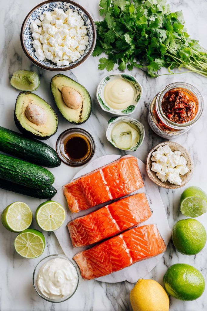 chipotle honey salmon bowls