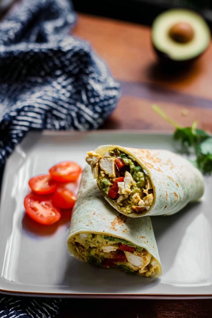 chicken avocado wrap