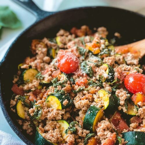 Ground Turkey and Veggie Skillet