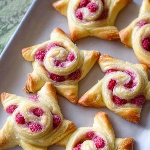 Easy Raspberry Danish Pinwheels