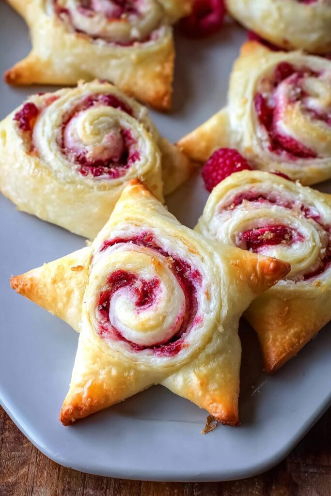 Easy Raspberry Danish Pinwheels