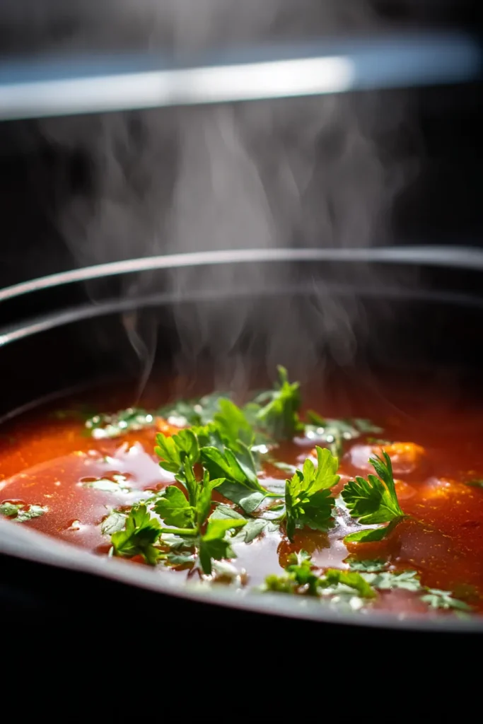 Beef and Macaroni Soup