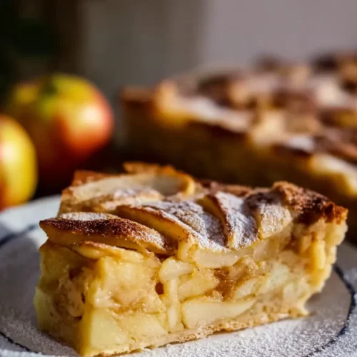Three-Layer Sour Cream Apple Slice
