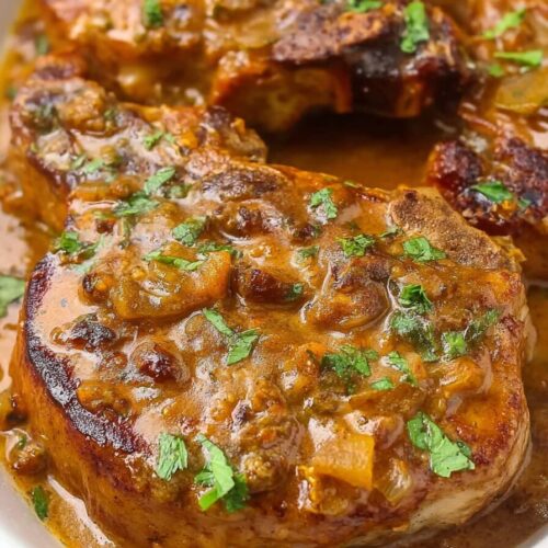 Smothered Pork Chops with Savory Pan Gravy