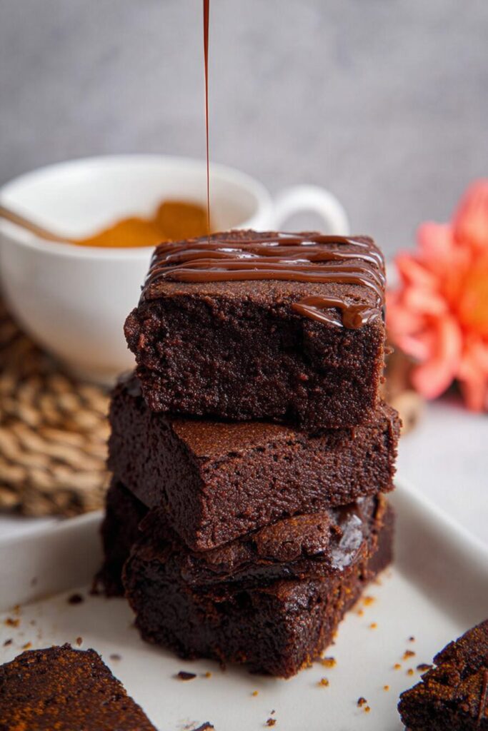healthy pumpkin brownies