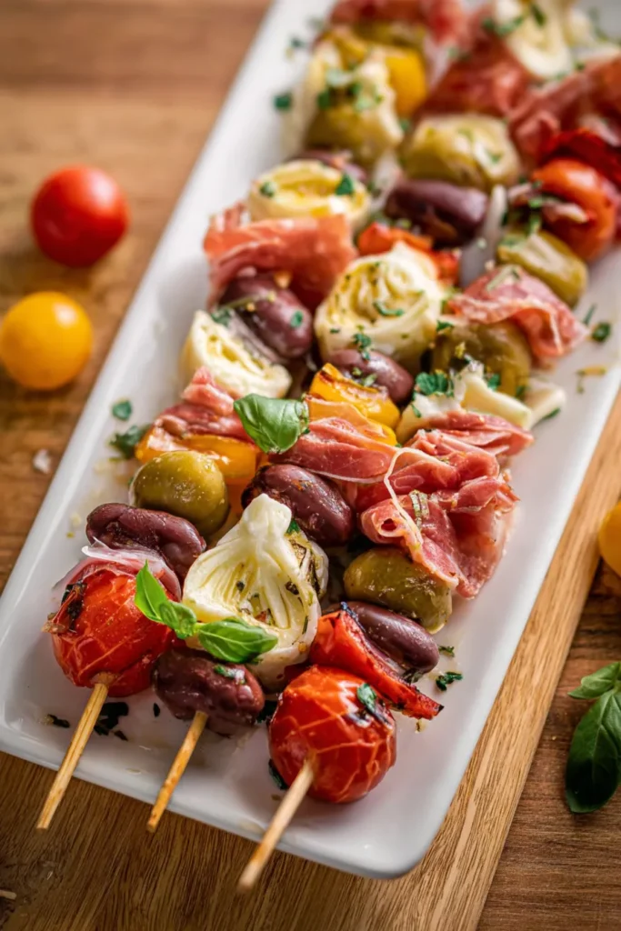 Antipasto skewers