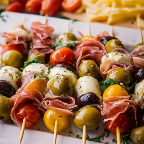 Easy Antipasto Skewers