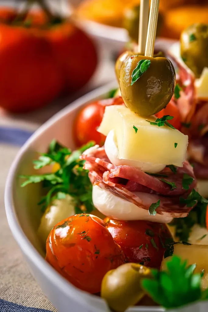 Antipasto skewers