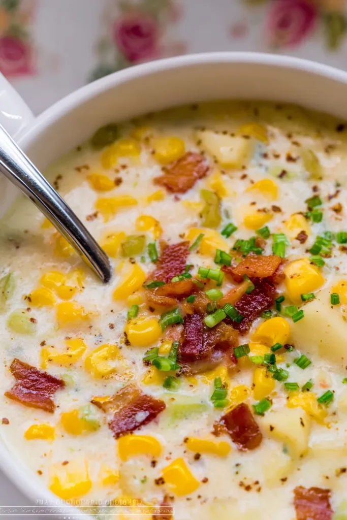 creamy corn chowder recipe