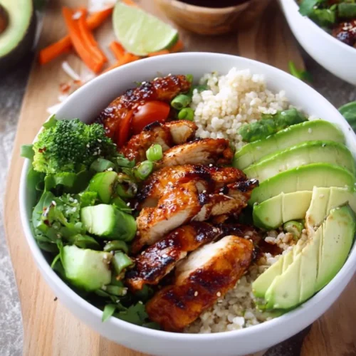 Honey Chipotle Chicken Bowls
