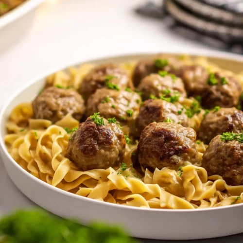 One-Pan Swedish Meatballs and Noodles